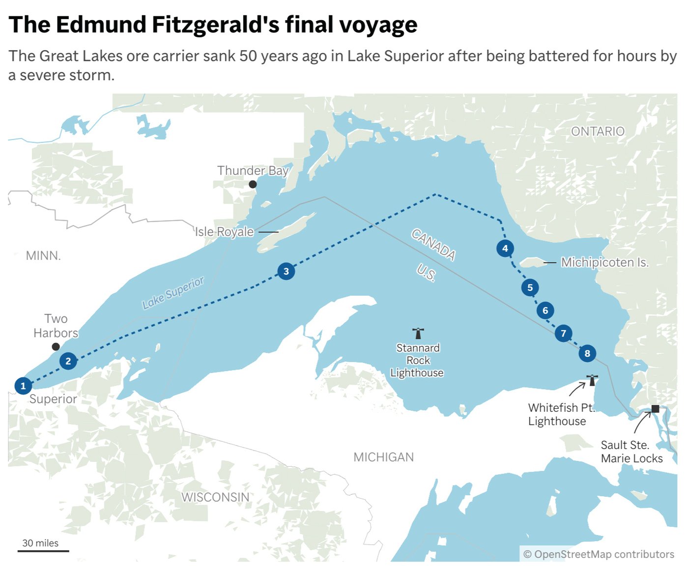'The legend lives on': Wreck of the Edmund Fitzgerald still resonates 50 years later | iNFOnews.ca