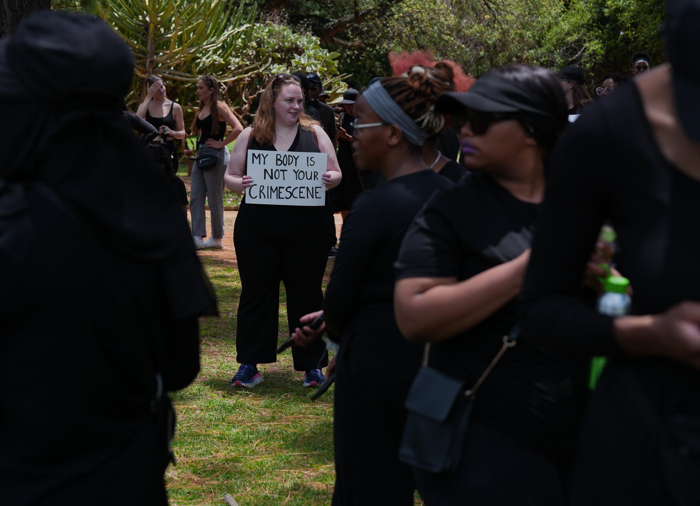 South African women stage lie-down protest against gender-based violence ahead of G20 summit | iNFOnews.ca