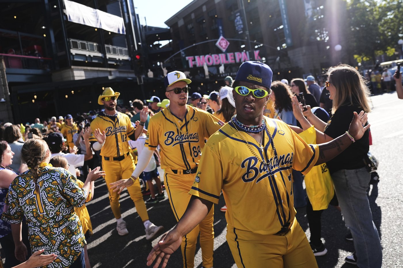 Photo highlights from the Savannah Bananas' exhibition baseball battle against the Firefighters | iNFOnews.ca