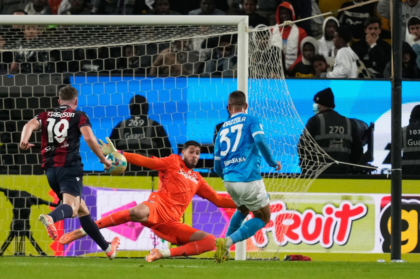 Neres doubles gives Napoli the Italian Super Cup with victory over Bologna | iNFOnews.ca