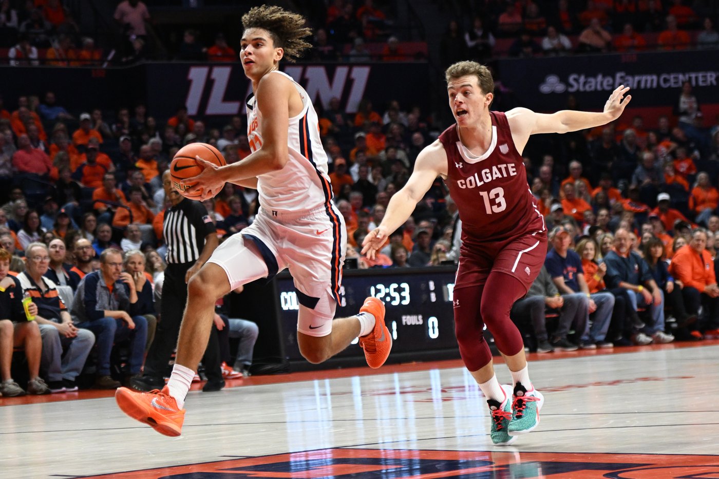 Mirkovic's 27 points and 21 rebounds carry No. 14 Illinois to 84-65 win over Colgate | iNFOnews.ca Mirkovic's 27 points and 21 rebounds carry No. 14 Illinois to 84-65 win over Colgate | iNFOnews.ca