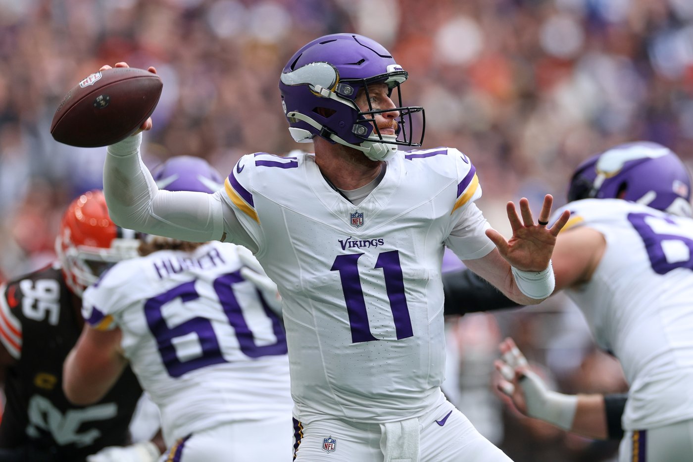Jordan Addison's late touchdown gives Vikings 21-17 win over Browns in London | iNFOnews.ca
