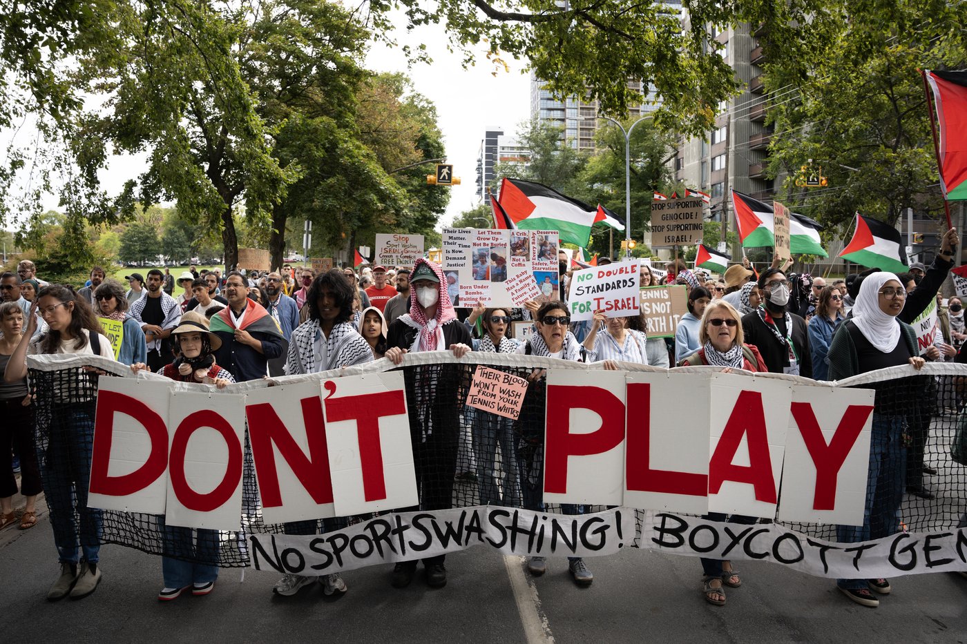 Canada wins Davis Cup tie with Israel in empty Halifax stadium, protests continue | iNFOnews.ca