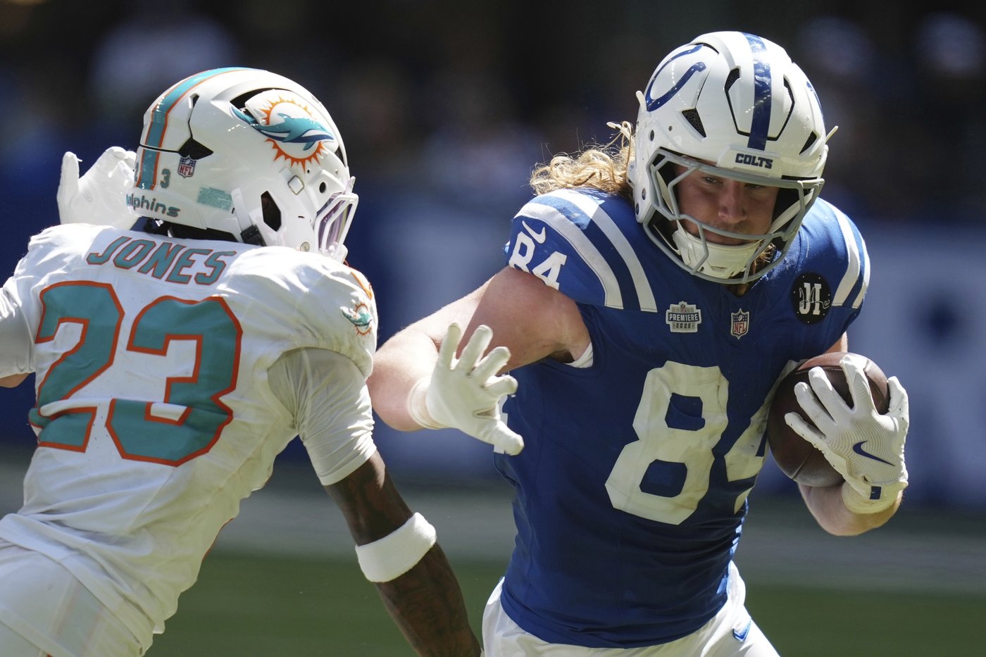Daniel Jones shines as Colts snap 11-game opening-day winless streak, beating Dolphins 33-8 | iNFOnews.ca Daniel Jones shines as Colts snap 11-game opening-day winless streak, beating Dolphins 33-8 | iNFOnews.ca
