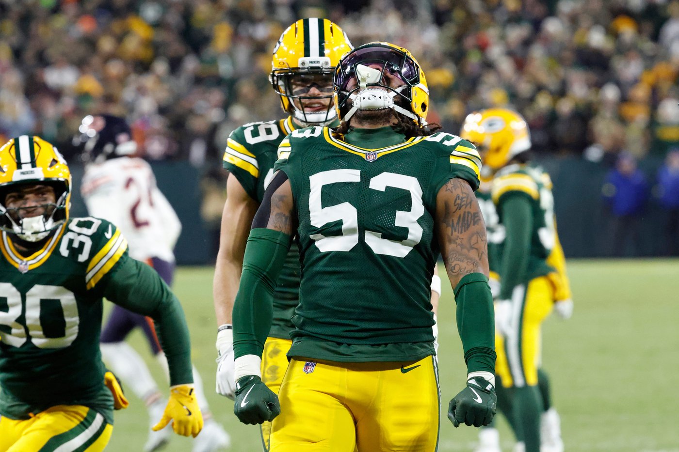 Keisean Nixon has game-sealing INT and Packers overtake Bears for NFC North lead with 28-21 win | iNFOnews.ca Keisean Nixon has game-sealing INT and Packers overtake Bears for NFC North lead with 28-21 win | iNFOnews.ca