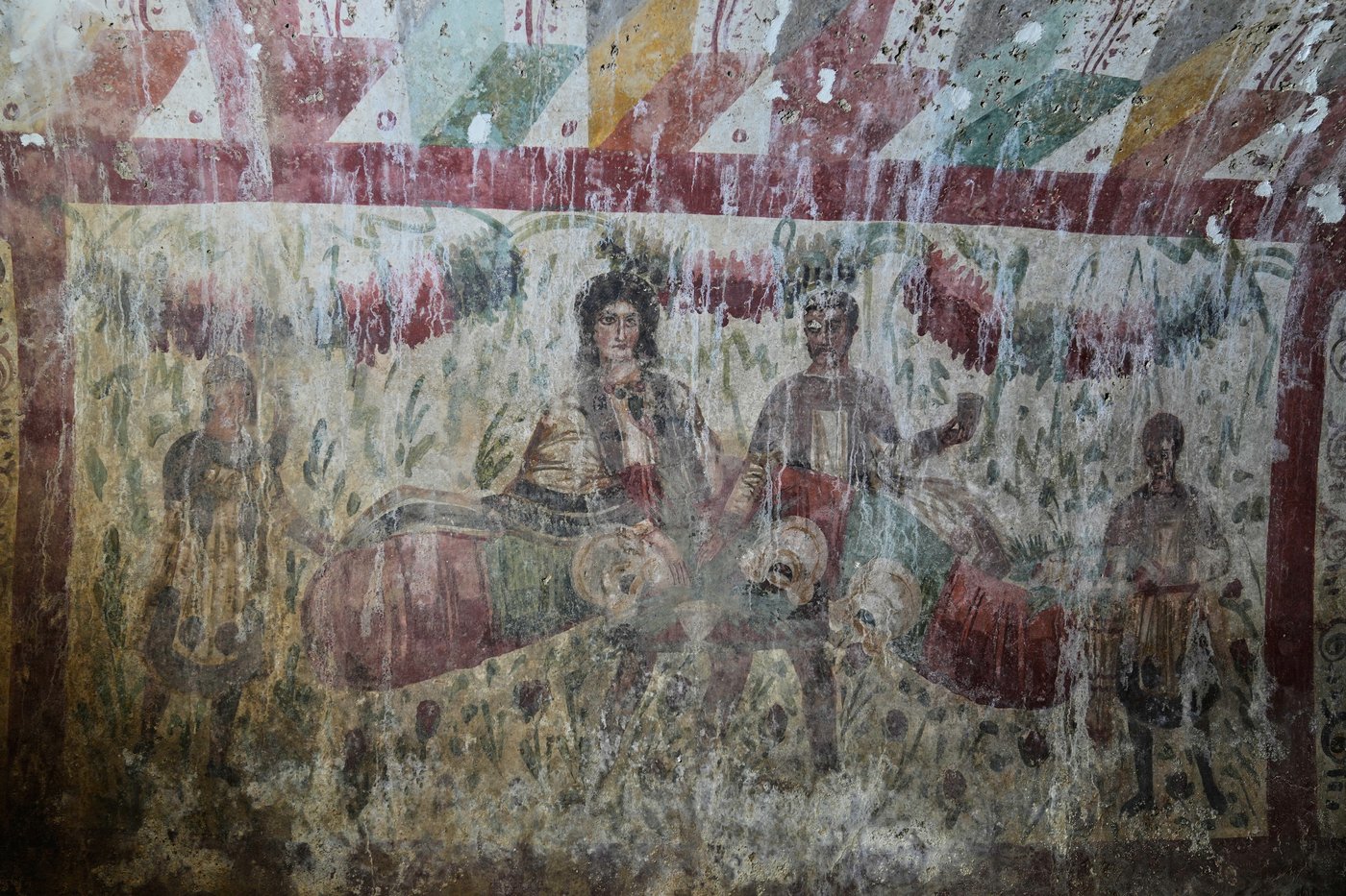 Rare fresco of Jesus as the 'Good Shepherd' uncovered in Turkish town visited by the pope | iNFOnews.ca Rare fresco of Jesus as the 'Good Shepherd' uncovered in Turkish town visited by the pope | iNFOnews.ca