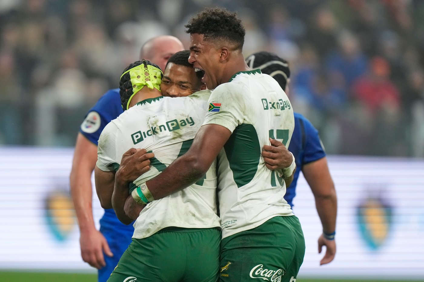 South Africa's resilience shines as red card absorbed in 32-14 win over Italy in Turin | iNFOnews.ca South Africa's resilience shines as red card absorbed in 32-14 win over Italy in Turin | iNFOnews.ca
