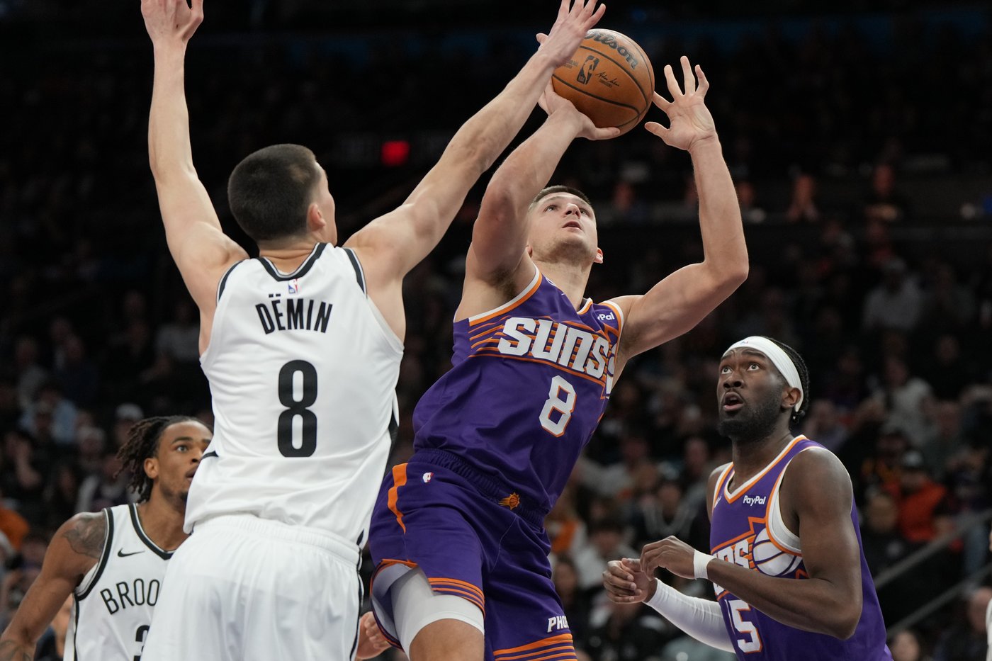Suns beat Nets 106-102 after teams scuffle late in fourth quarter | iNFOnews.ca