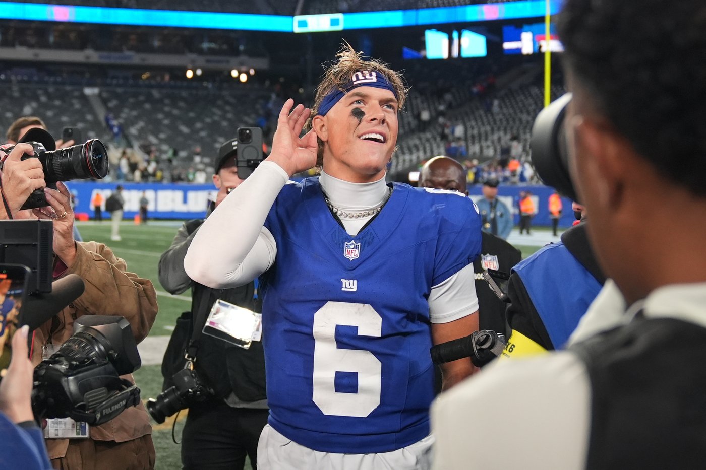 Giants rookie QB Jaxson Dart is drawing effusive praise from coach Brian Daboll | iNFOnews.ca Giants rookie QB Jaxson Dart is drawing effusive praise from coach Brian Daboll | iNFOnews.ca
