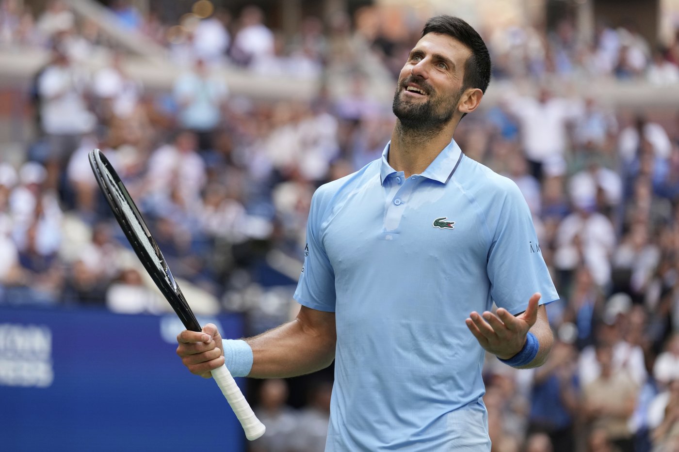 Photos: From violin mimics to victory fists, Djokovic steals the show | iNFOnews.ca