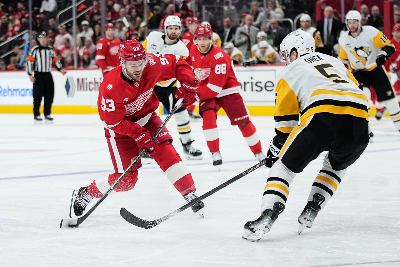 Bryan Rust and Yegor Chinakhov send the streaking Penguins past the Red Wings, 4-1 | iNFOnews.ca