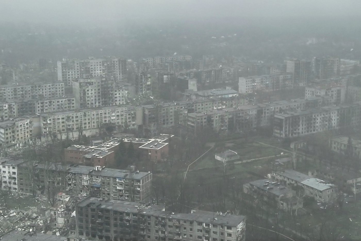 Exclusive drone footage shows devastated Ukrainian town almost encircled by Russian forces | iNFOnews.ca Exclusive drone footage shows devastated Ukrainian town almost encircled by Russian forces | iNFOnews.ca