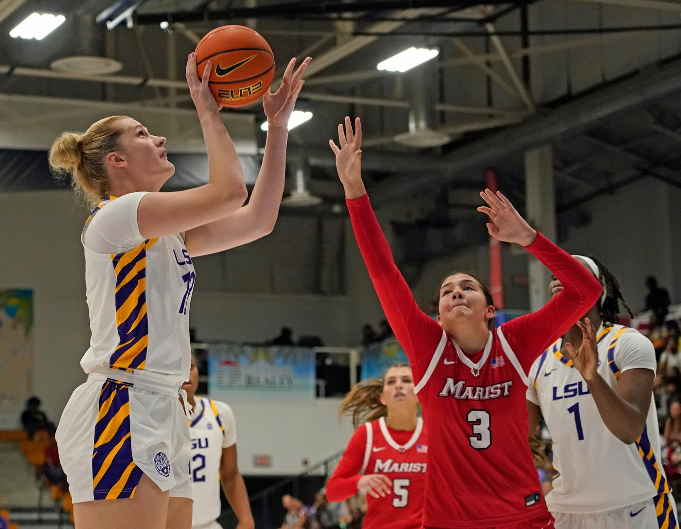 No. 5 LSU sets NCAA record with 7th straight 100-point game, beating Marist 113-53 at Paradise Jam | iNFOnews.ca