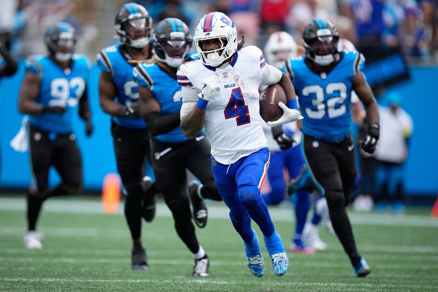 James Cook runs for 216 yards and 2 TDs, Allen accounts for 3 TDs as Bills rout Panthers 40-9 | iNFOnews.ca James Cook runs for 216 yards and 2 TDs, Allen accounts for 3 TDs as Bills rout Panthers 40-9 | iNFOnews.ca
