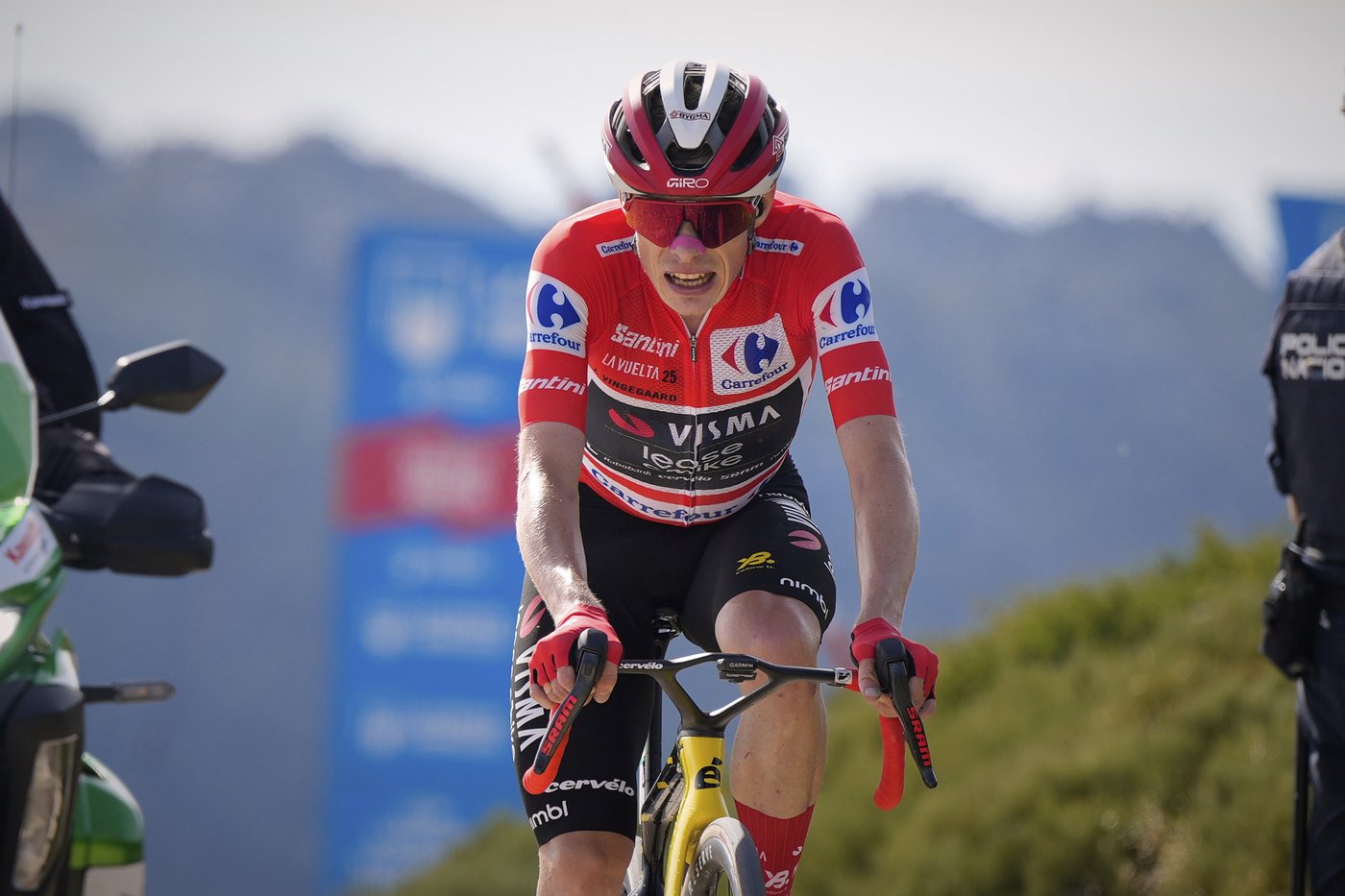Vingegaard closes in on Vuelta title by winning penultimate stage after another anti-Israel protest | iNFOnews.ca