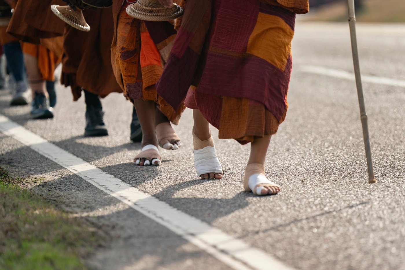 Buddhist monks and their dog captivate Americans while walking for peace | iNFOnews.ca