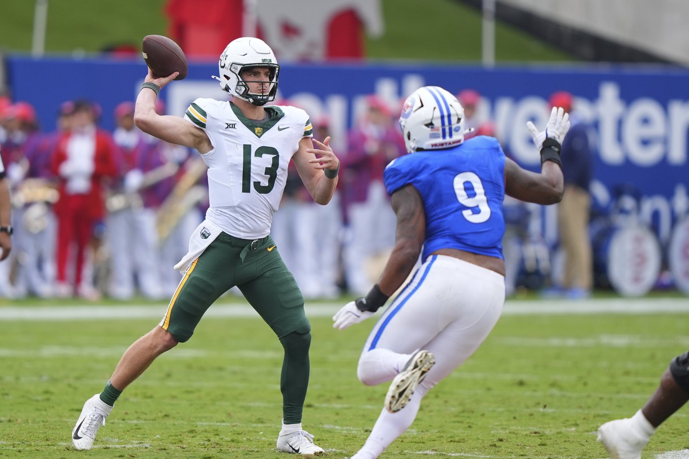 Baylor upends No. 17 SMU in 2 OTs as Sawyer Robertson throws for 440 yards, 4 TDs | iNFOnews.ca Baylor upends No. 17 SMU in 2 OTs as Sawyer Robertson throws for 440 yards, 4 TDs | iNFOnews.ca