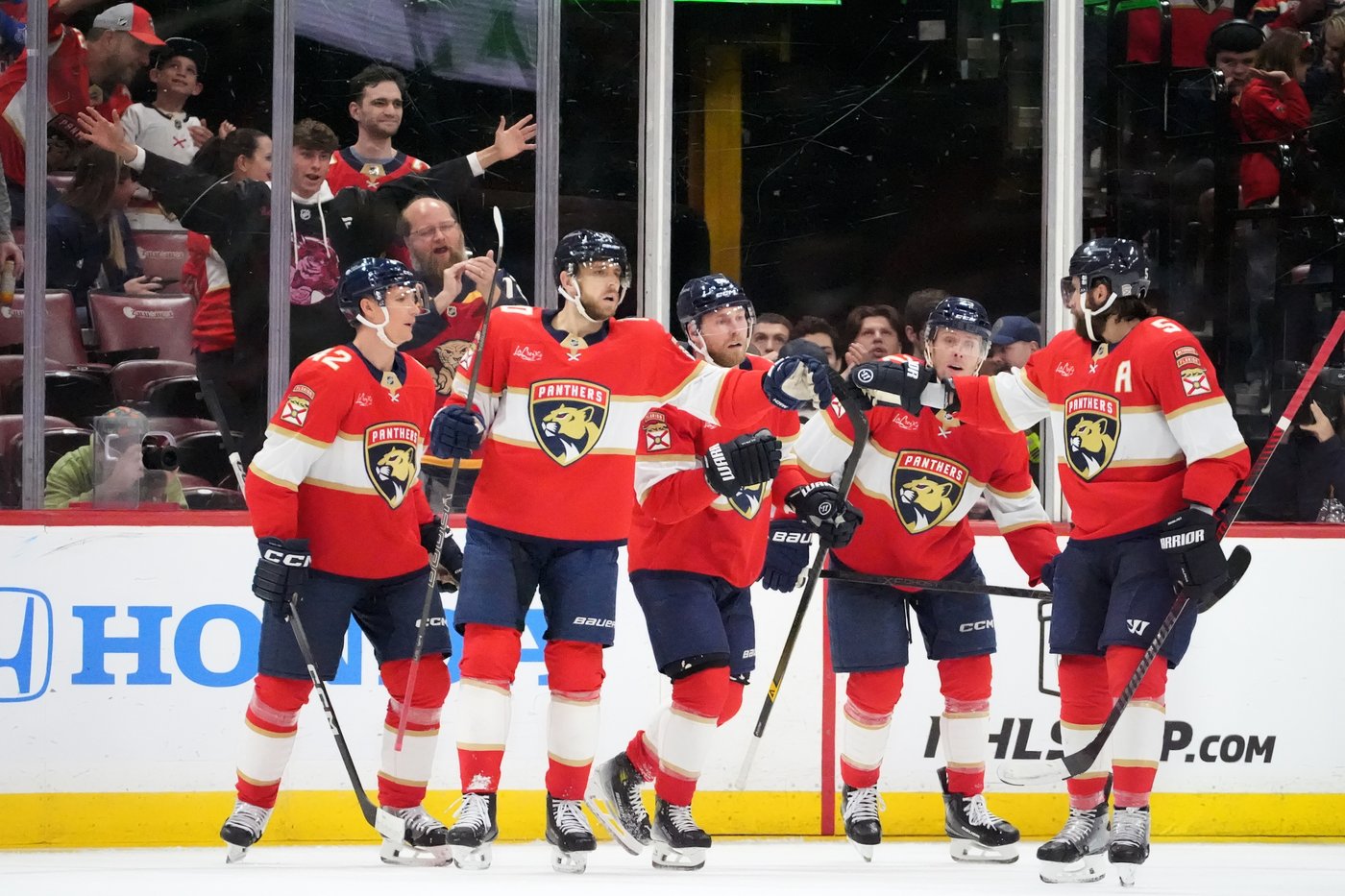 The '6-7' craze has found the Florida Panthers. They celebrated it with a 7-6 win | iNFOnews.ca The '6-7' craze has found the Florida Panthers. They celebrated it with a 7-6 win | iNFOnews.ca