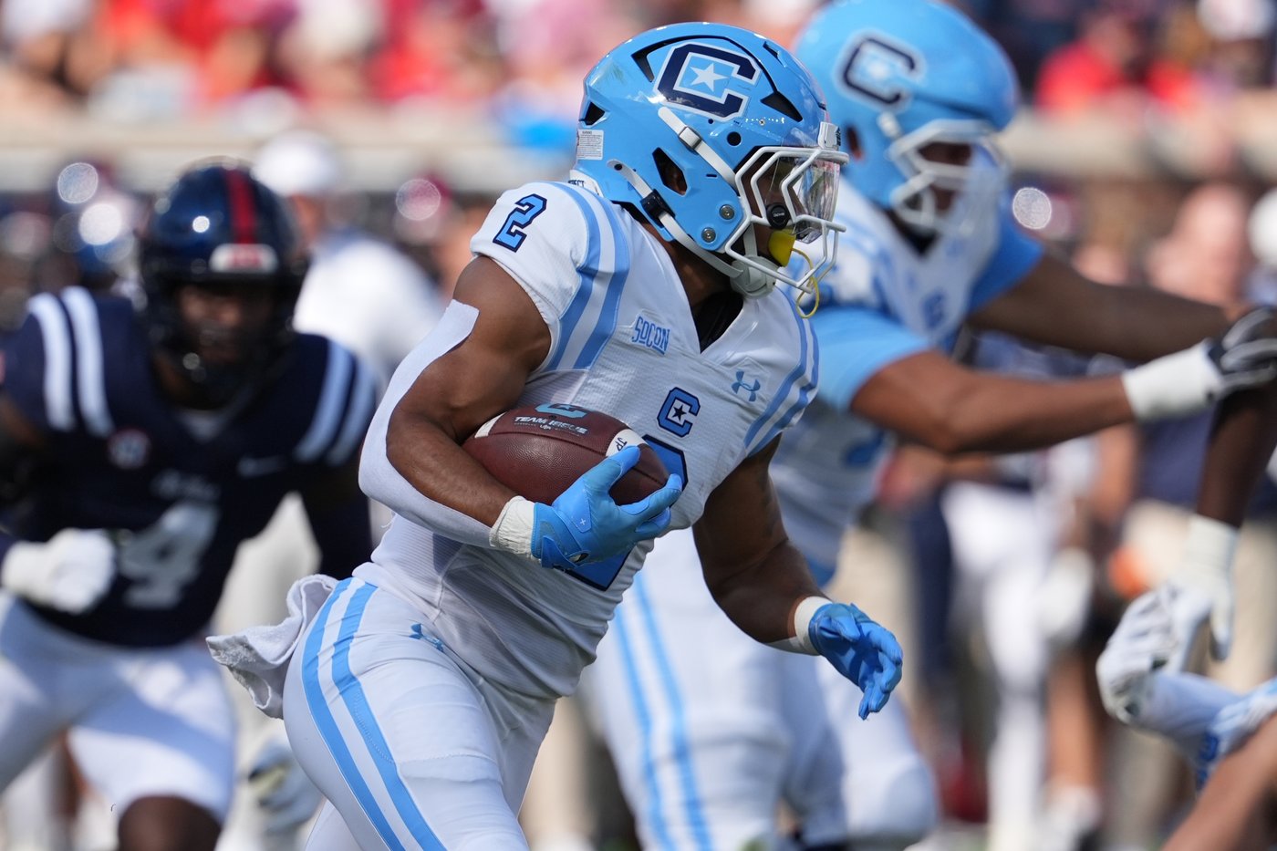 Chambliss passes for 3 scores, Lacy rushes for 3 TDs as No. 7 Mississippi beats The Citadel 49-0 | iNFOnews.ca Chambliss passes for 3 scores, Lacy rushes for 3 TDs as No. 7 Mississippi beats The Citadel 49-0 | iNFOnews.ca