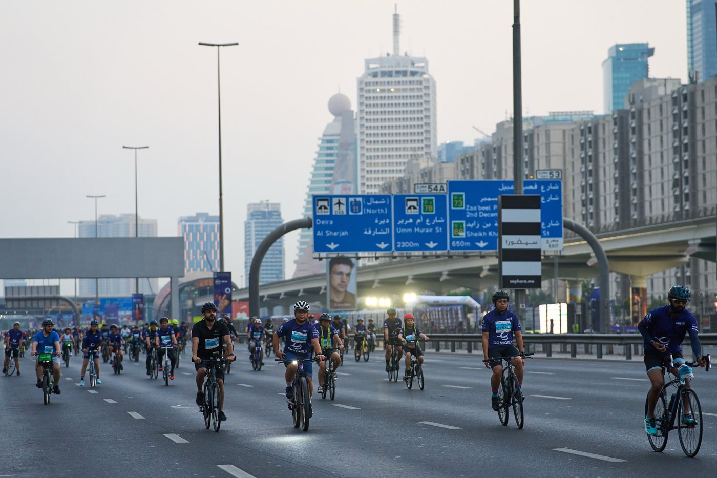 Thousands of bicycles take over Dubai's busiest highway as part of a fitness challenge | iNFOnews.ca