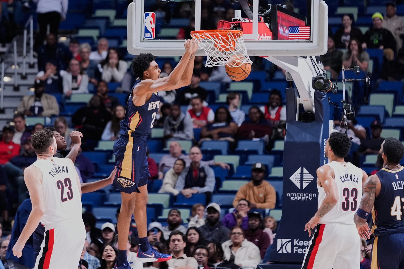 Shaedon Sharpe's season-high 35 points lead Trail Blazers past Pelicans 125-117 | iNFOnews.ca