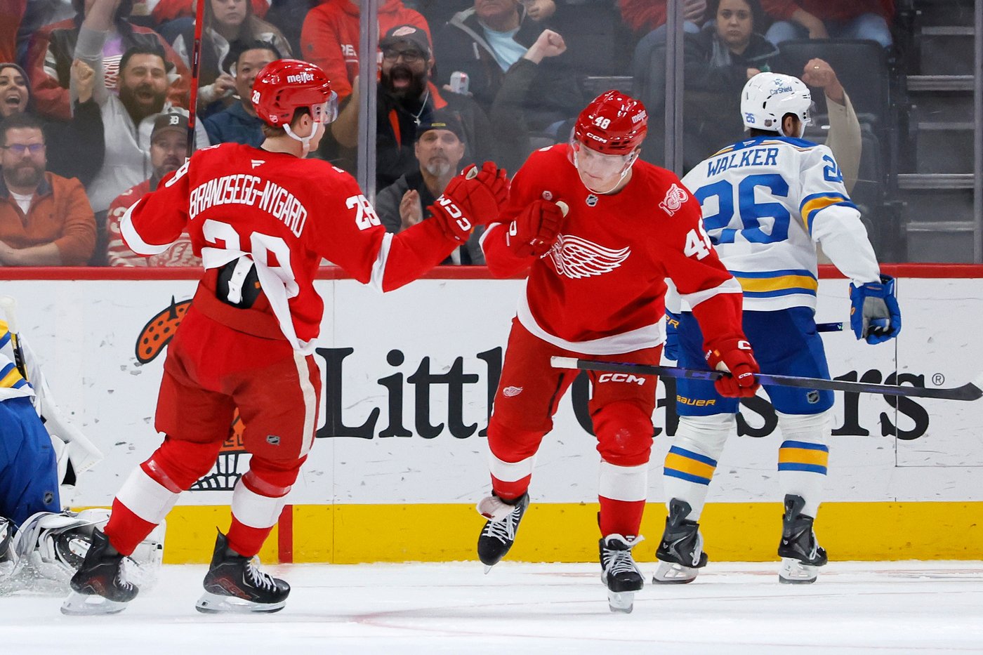 Edvinsson scores two goals as Red Wings erase four-goal deficit, beat Blues 6-4 | iNFOnews.ca Edvinsson scores two goals as Red Wings erase four-goal deficit, beat Blues 6-4 | iNFOnews.ca
