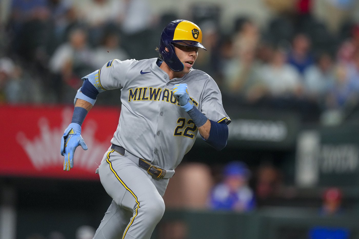 Michael Helman hits 2-run HR, make catch to prevent 2-run HR, as Rangers beat Brewers 5-4 | iNFOnews.ca Michael Helman hits 2-run HR, make catch to prevent 2-run HR, as Rangers beat Brewers 5-4 | iNFOnews.ca