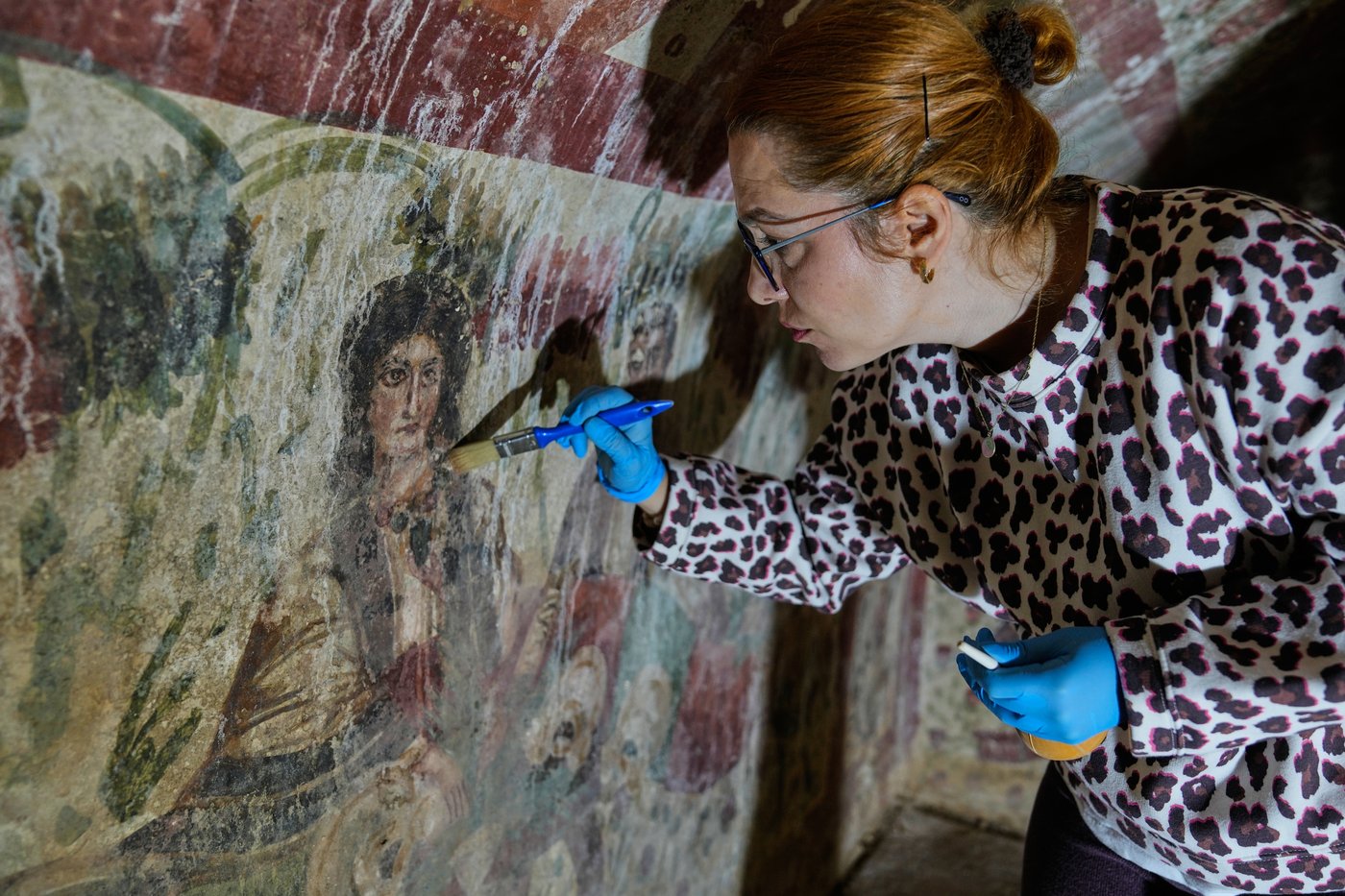 Rare fresco of Jesus as the 'Good Shepherd' uncovered in Turkish town visited by the pope | iNFOnews.ca Rare fresco of Jesus as the 'Good Shepherd' uncovered in Turkish town visited by the pope | iNFOnews.ca