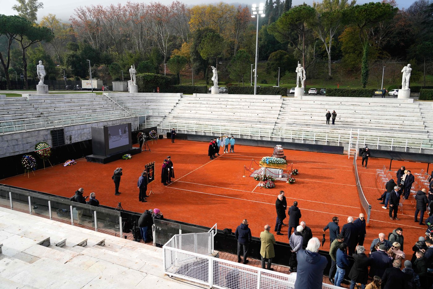 'My Way:' Hundreds honor the late tennis great Nicola Pietrangeli at Rome memorial | iNFOnews.ca