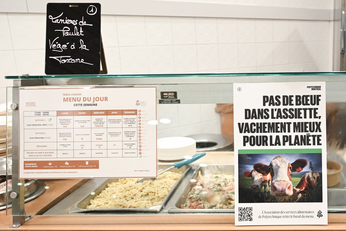 Polytechnique Montréal removes beef from cafeteria menus to cut emissions | iNFOnews.ca