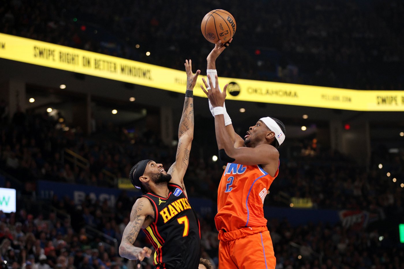 SGA scores 39 as Thunder win 140-129 to hand short-handed Hawks their 7th straight defeat | iNFOnews.ca