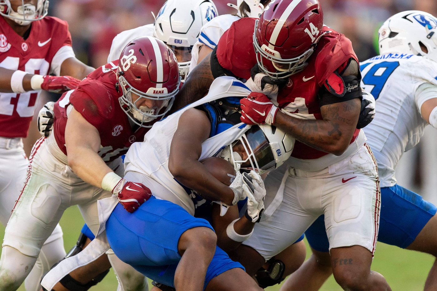 No. 10 Alabama cruises past FCS opponent Eastern Illinois 56-0 with Iron Bowl up next | iNFOnews.ca