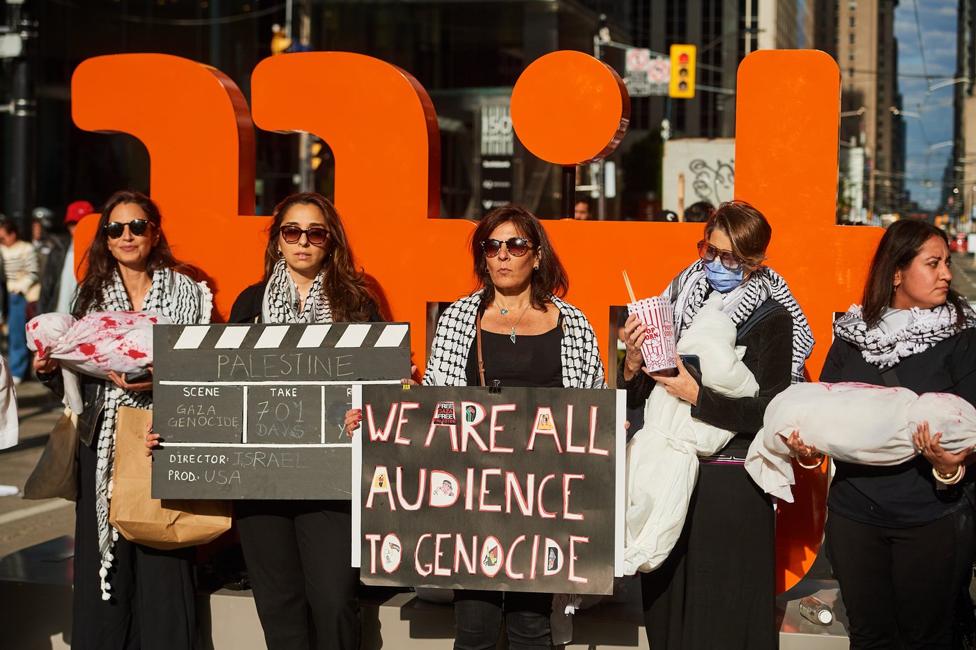 Protest against film about Israeli general breaks out on TIFF's Festival Street | iNFOnews.ca Protest against film about Israeli general breaks out on TIFF's Festival Street | iNFOnews.ca