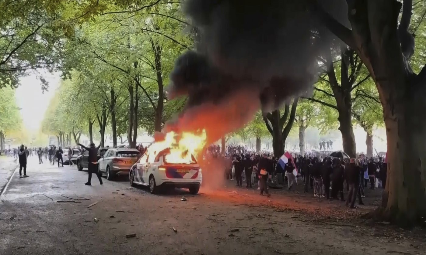 Violence erupts at right-wing demonstration in the Netherlands ahead of election | iNFOnews.ca Violence erupts at right-wing demonstration in the Netherlands ahead of election | iNFOnews.ca