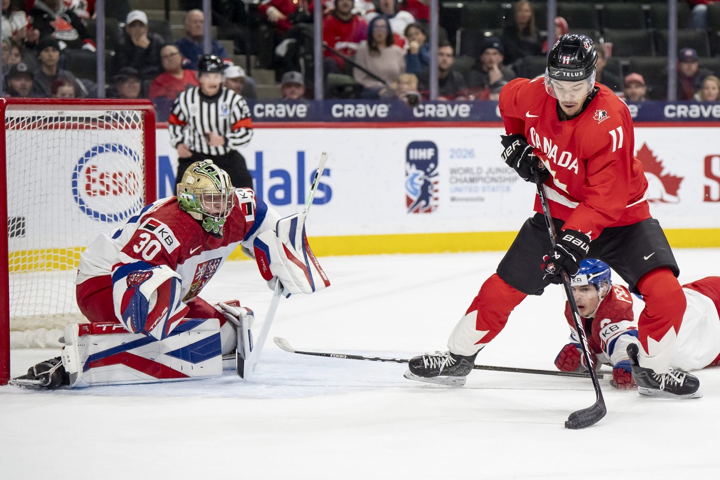 Photo Gallery: Canada falls to Czechia again at world juniors | iNFOnews.ca
