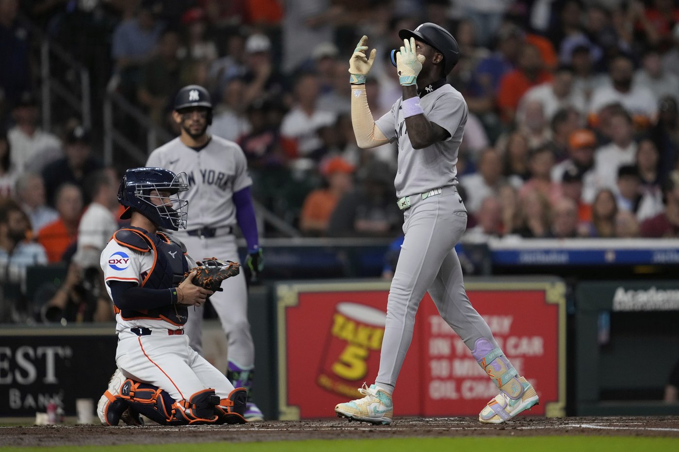 Grisham's grand slam powers Yankees to 7-1 win over Astros | iNFOnews.ca Grisham's grand slam powers Yankees to 7-1 win over Astros | iNFOnews.ca