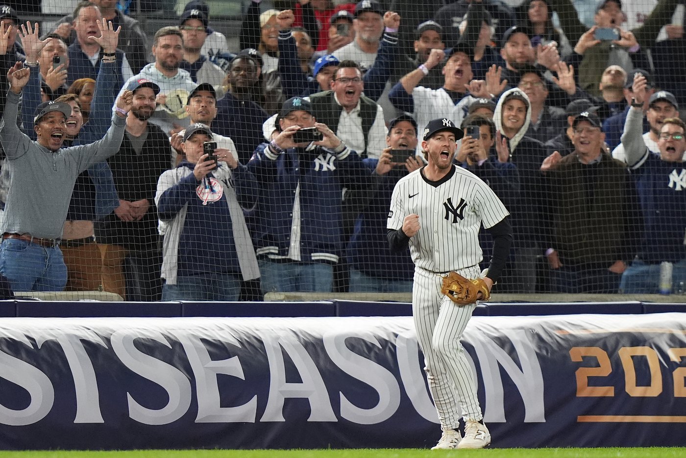 Ryan McMahon flips head over heels into Red Sox dugout to make highlight-reel catch for Yankees | iNFOnews.ca
