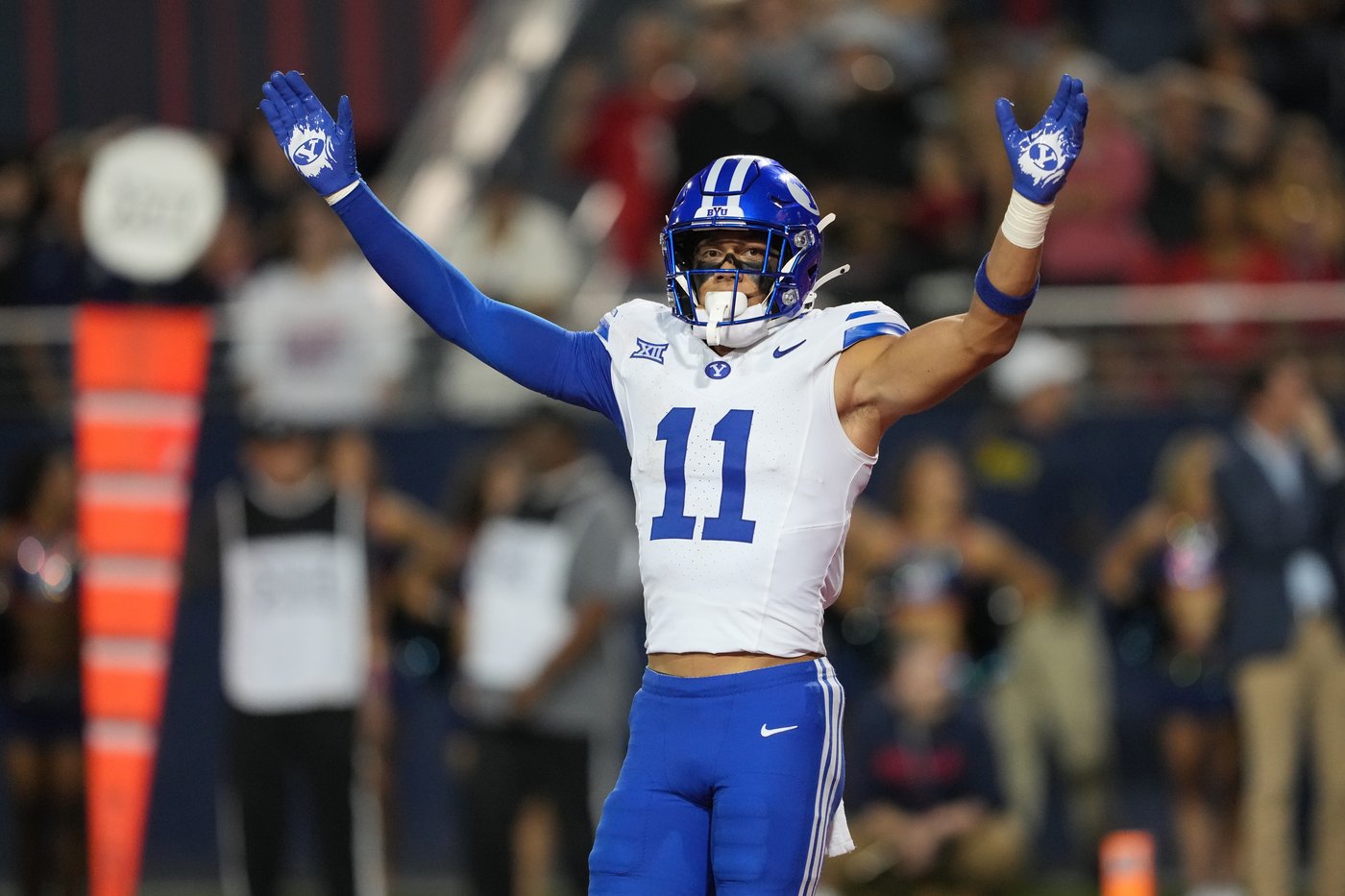Bachmeier runs for 7-yard TD in second OT, No. 18 BYU beats Arizona 33-27 to stay undefeated | iNFOnews.ca