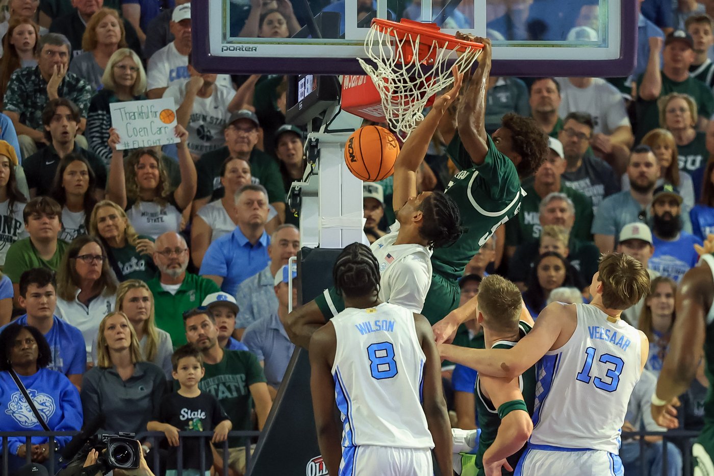 Jeremy Fears Jr. leads No. 11 Michigan State to victory over No. 16 North Carolina with 19 points | iNFOnews.ca