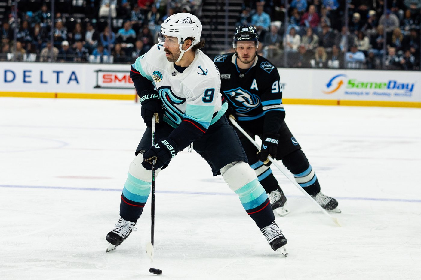 Nate Schmidt scores twice to help Mammoth beat Kraken 6-3 | iNFOnews.ca