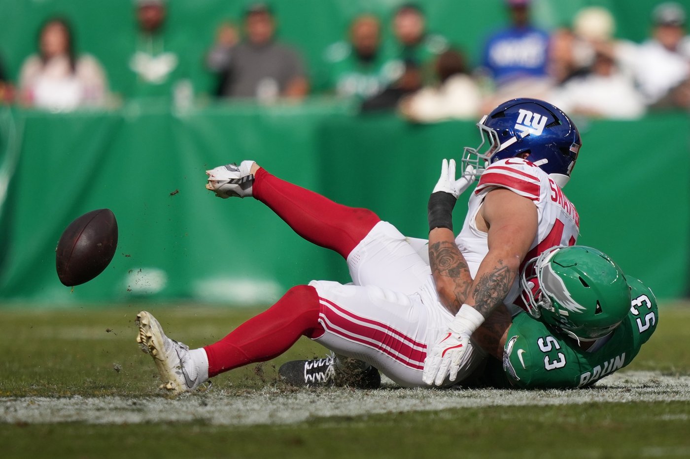Giants rookie running back Cam Skattebo will have surgery after dislocating right ankle vs. Eagles | iNFOnews.ca Giants rookie running back Cam Skattebo will have surgery after dislocating right ankle vs. Eagles | iNFOnews.ca