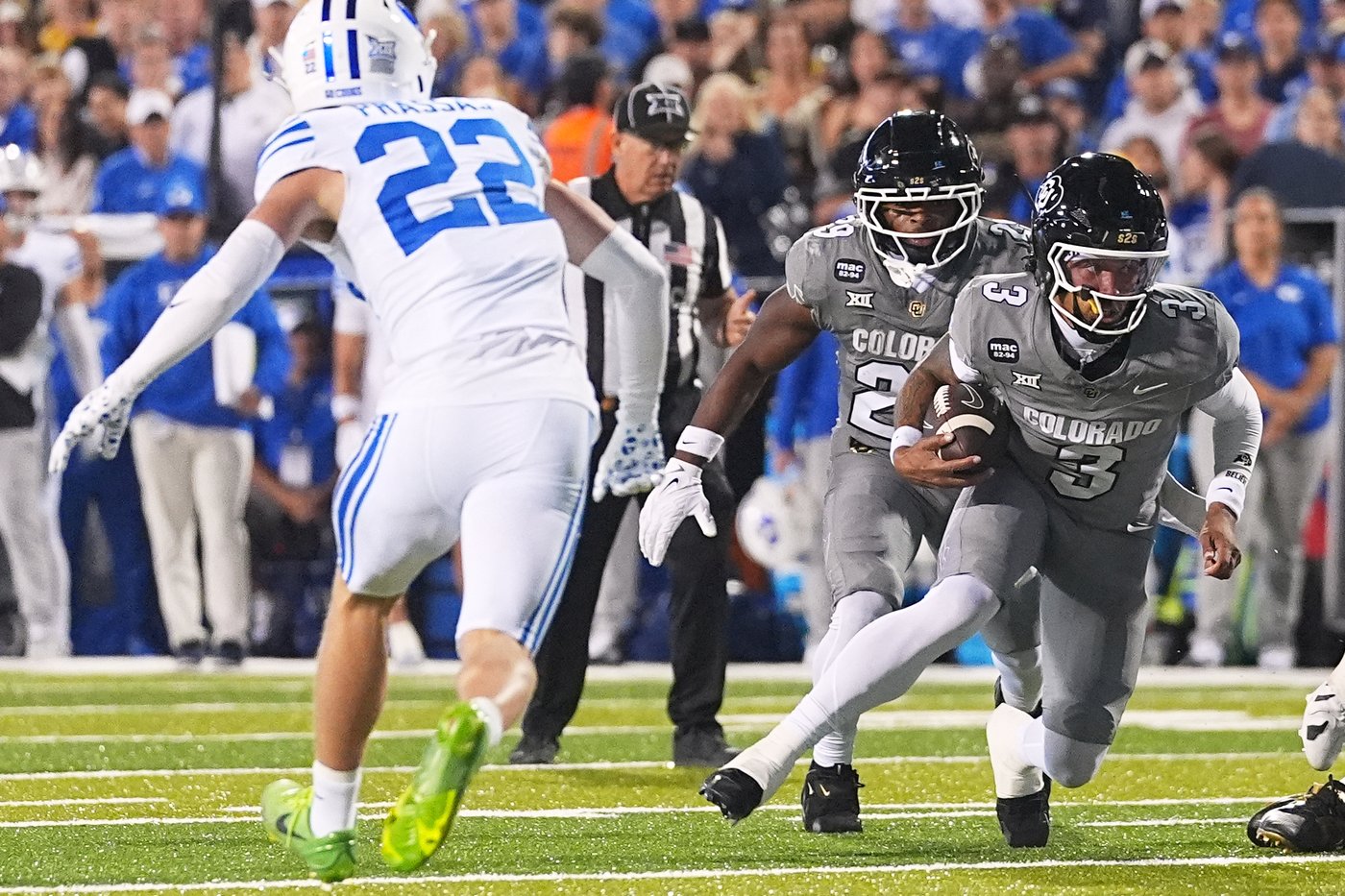 Hagen scores late, Bachmeier throws 2 TD passes as No. 25 BYU rallies to beat Colorado 24-21 | iNFOnews.ca Hagen scores late, Bachmeier throws 2 TD passes as No. 25 BYU rallies to beat Colorado 24-21 | iNFOnews.ca