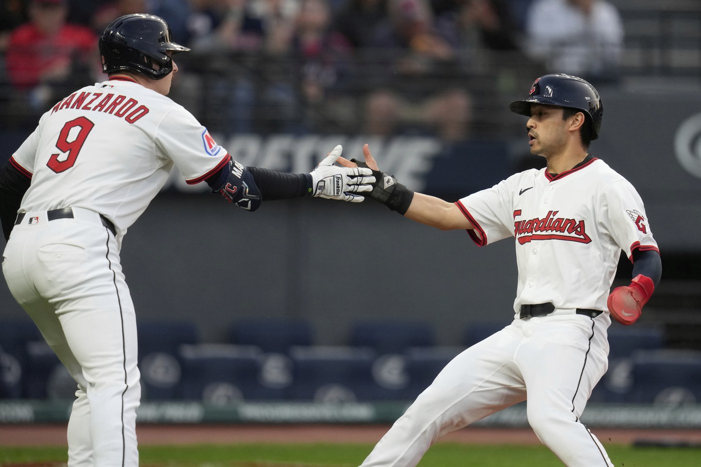 Slade Cecconi loses no-hit bid in 8th, Guards rout Royals 10-2, stay in thick of AL wild card race | iNFOnews.ca Slade Cecconi loses no-hit bid in 8th, Guards rout Royals 10-2, stay in thick of AL wild card race | iNFOnews.ca