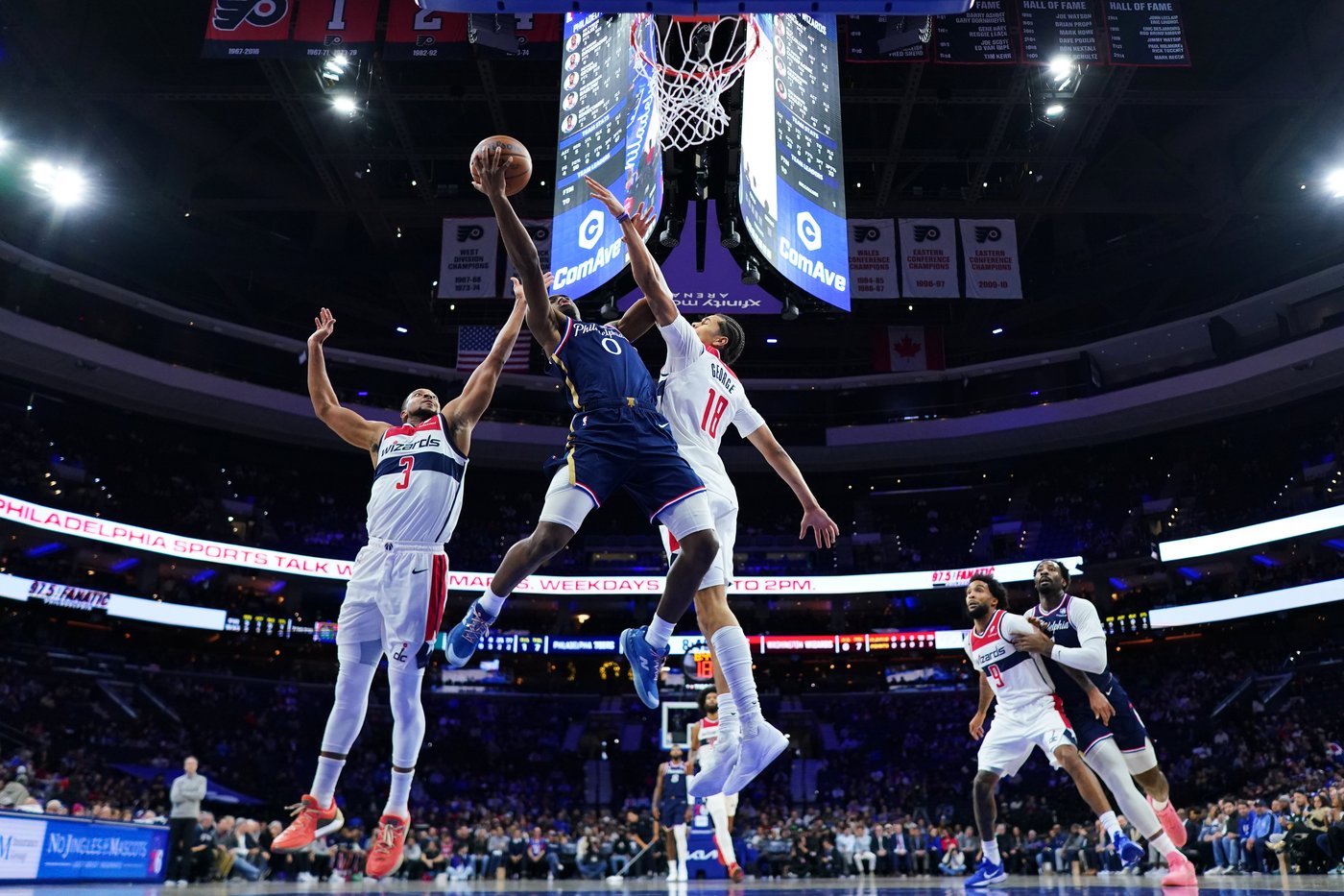 Tyrese Maxey scores 20 of his 35 points in the 3rd quarter and the 76ers beat the Wizards 121-102 | iNFOnews.ca