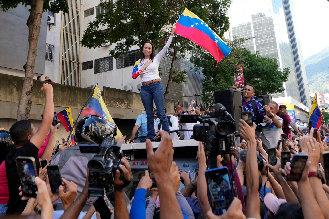 Photos of Venezuelan opposition leader María Corina Machado who has won the Nobel Peace Prize | iNFOnews.ca