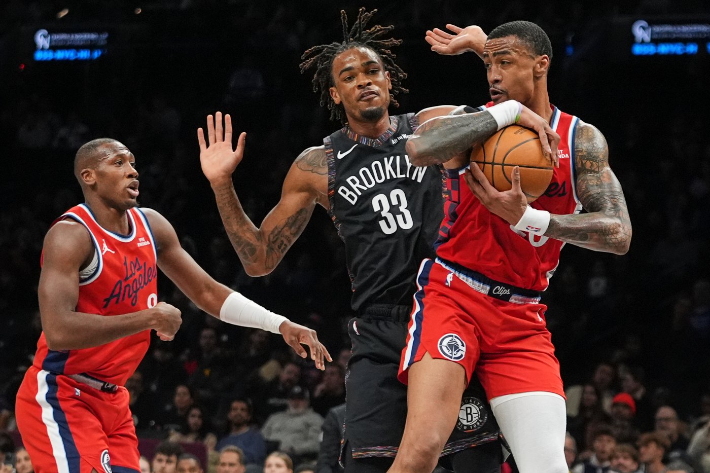 Harden scores 31, Leonard has 26 and the Clippers beat the Nets 121-105 | iNFOnews.ca