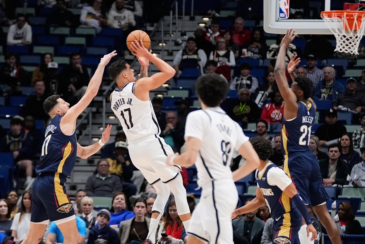 Murphy's 34 points and Bey's clutch play push the Pelicans past the Nets, 116-113 | iNFOnews.ca