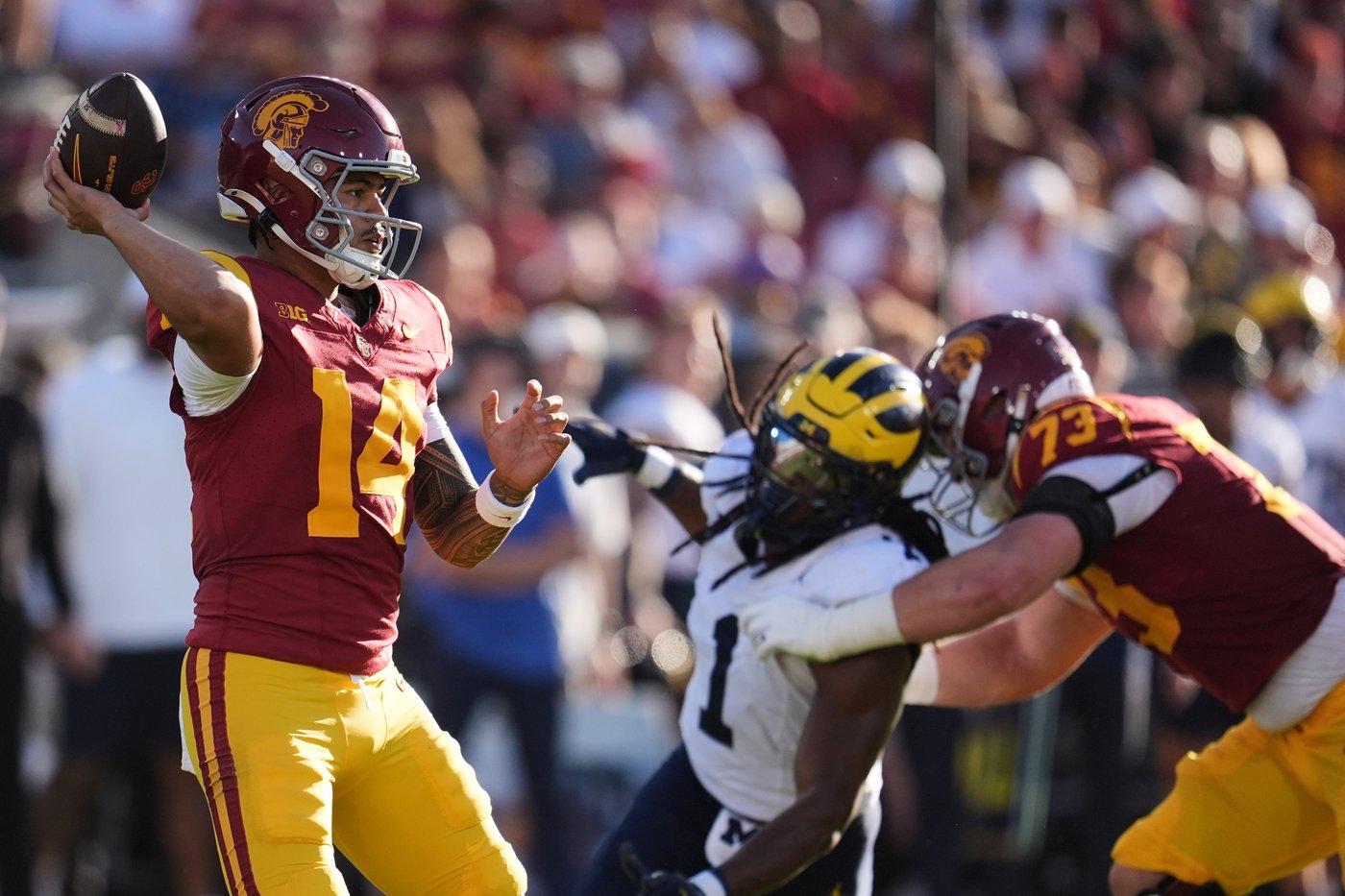 No. 20 USC's matchup with No. 13 Notre Dame highlights this week's Big Ten schedule | iNFOnews.ca No. 20 USC's matchup with No. 13 Notre Dame highlights this week's Big Ten schedule | iNFOnews.ca