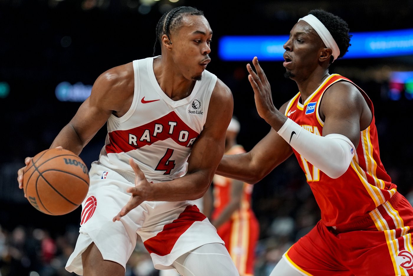 Raptors set team scoring record for season opener in 138-118 win over Hawks | iNFOnews.ca Raptors set team scoring record for season opener in 138-118 win over Hawks | iNFOnews.ca