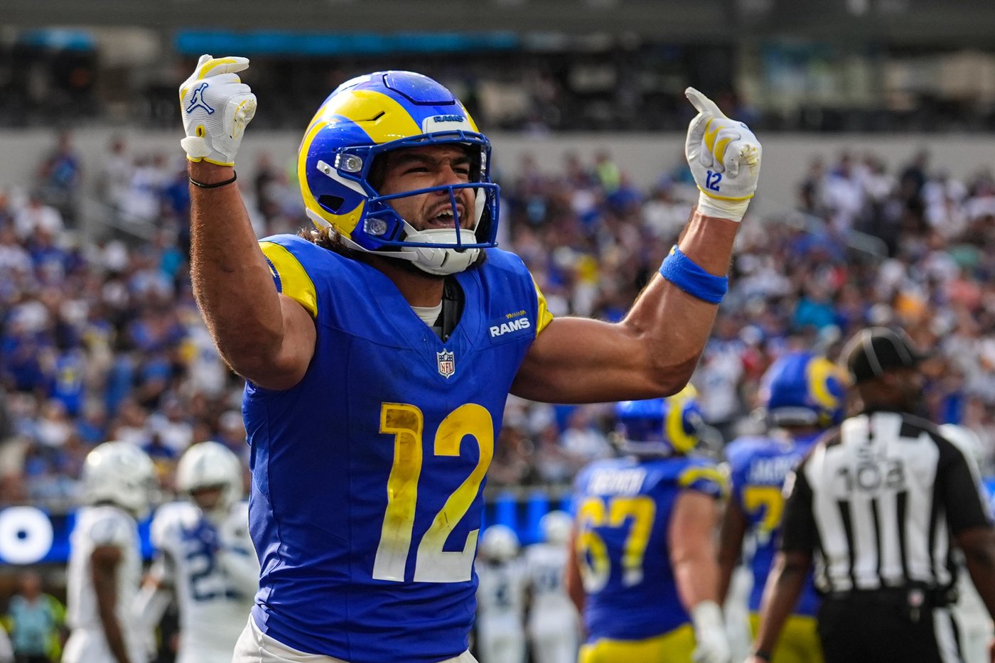 Tutu Atwell makes a late 88-yard TD catch, and Rams rally past Colts 27-20 after Mitchell's fumble | iNFOnews.ca